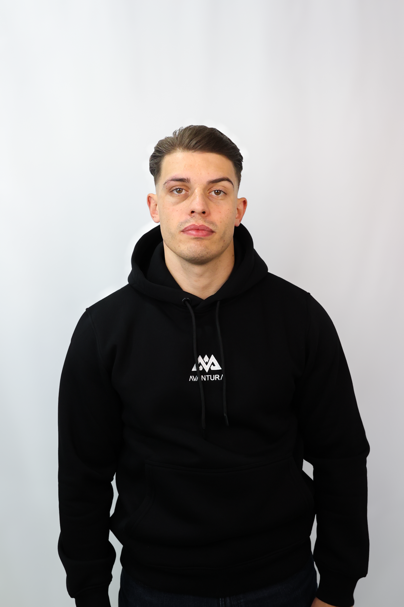 SQUARE HOODIE SCHWARZ