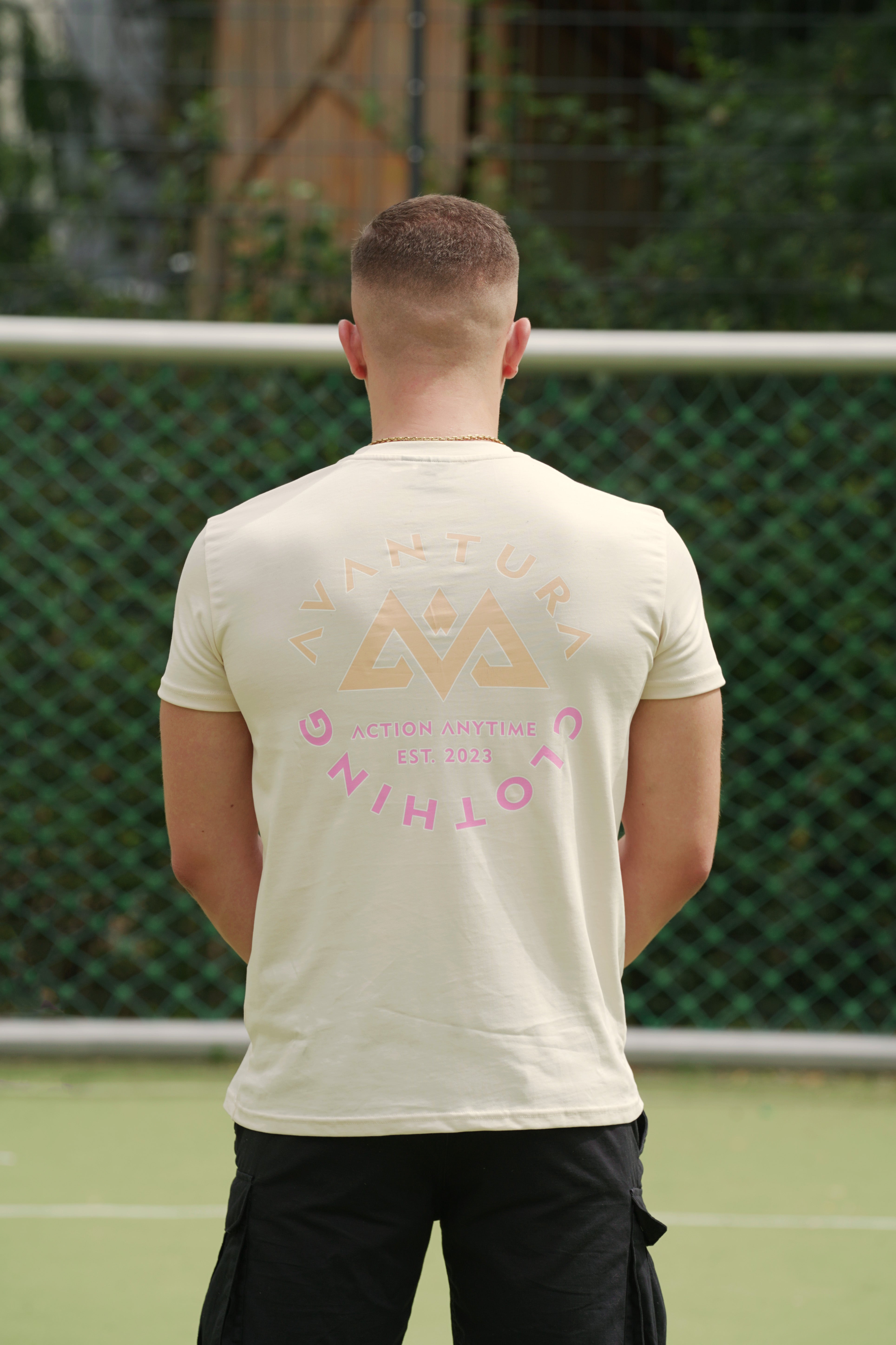 CLASSIC LOGO T-SHIRT PASTELL PEACH